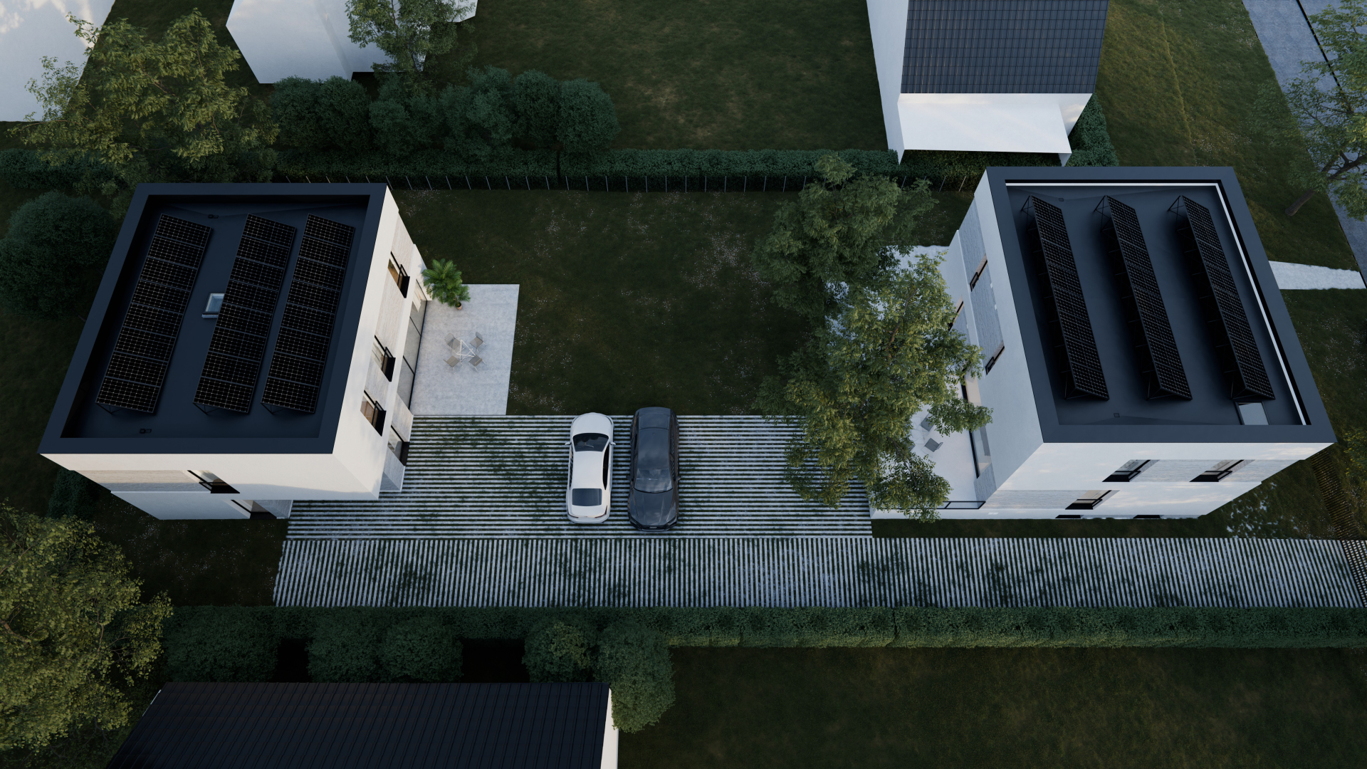 Bild 5 von Individualisierbares, energieeffizientes Architekten-Einfamilienhaus an der Havel im hinteren Grundstücksbereich.