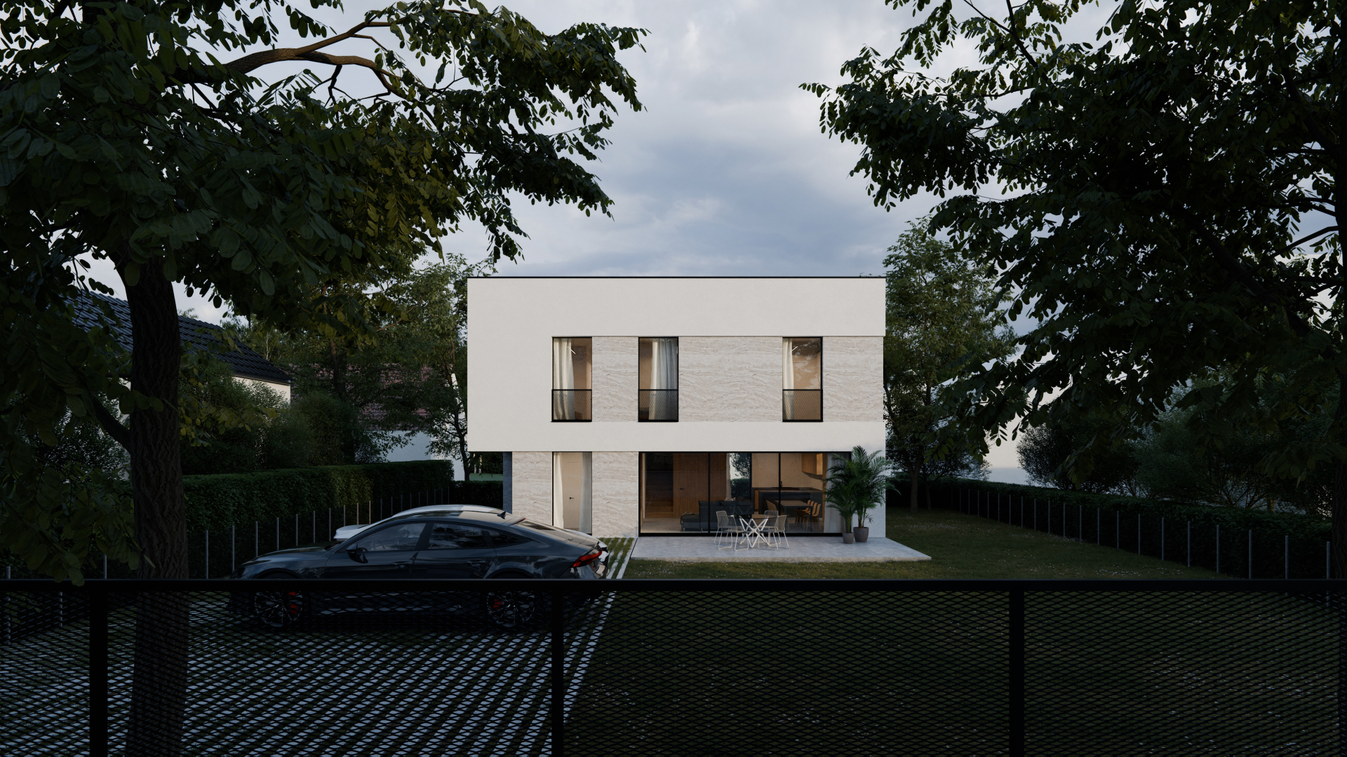 Bild 4 von Individualisierbares, energieeffizientes Architekten-Einfamilienhaus an der Havel im hinteren Grundstücksbereich.